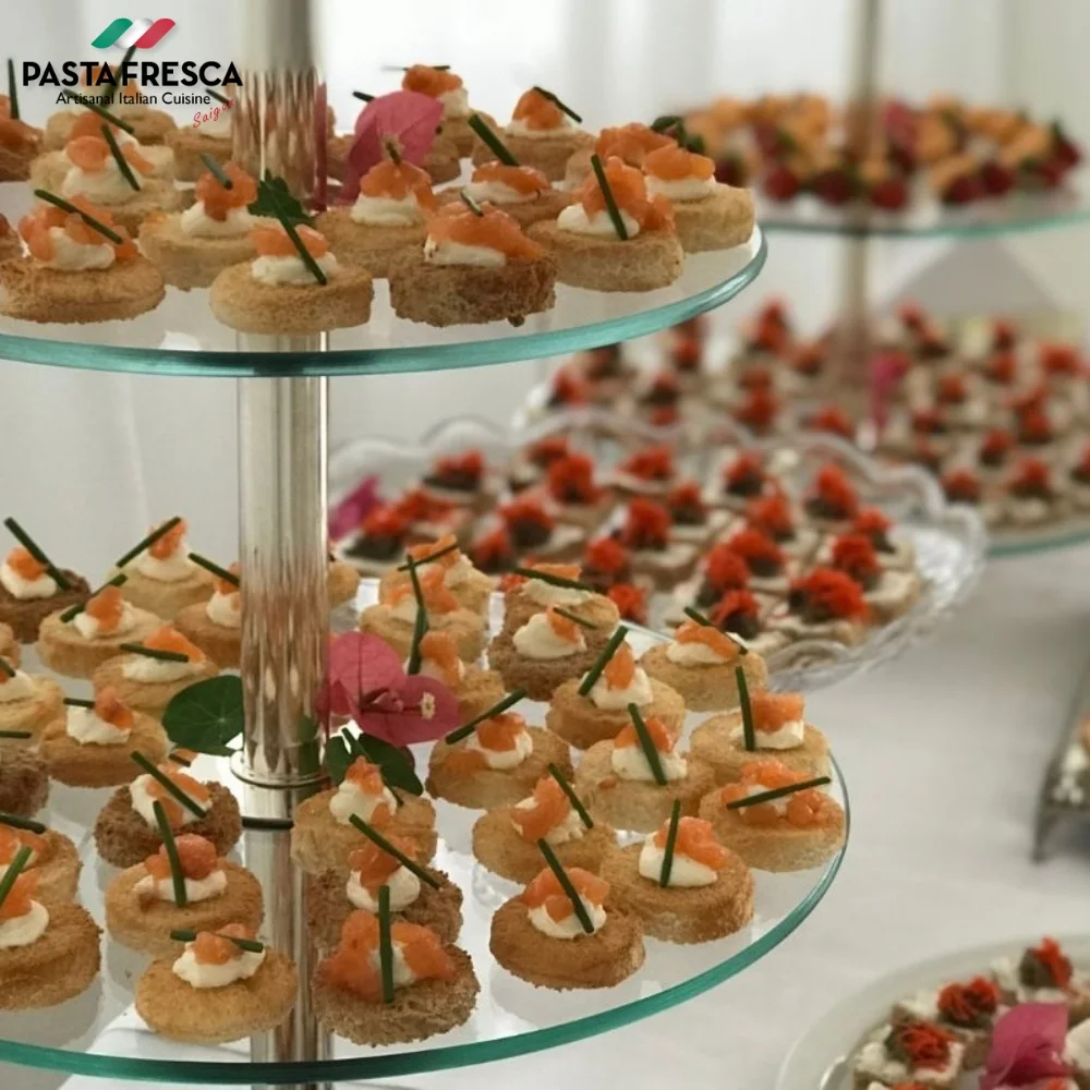 Che cos'è il catering a buffet finger food?