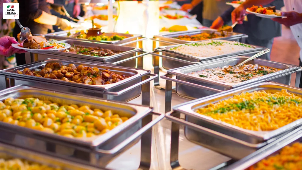Menù per servizio catering