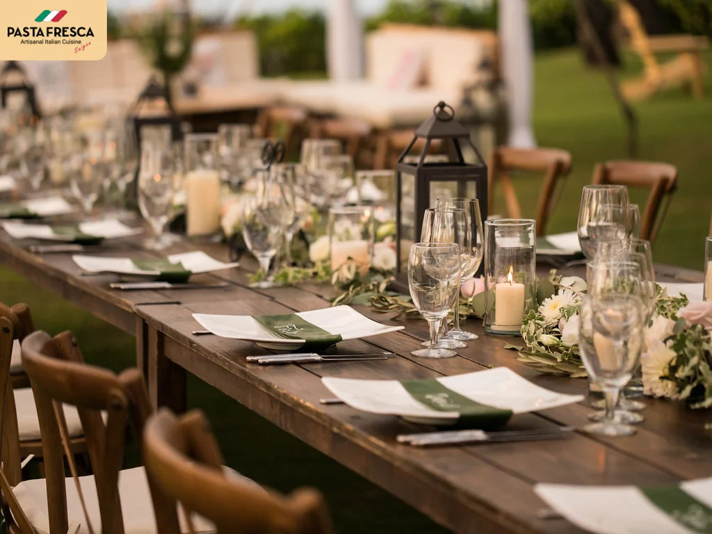 A seconda dell'oggetto e della natura dell'evento, l'organizzatore consiglierà sul servizio