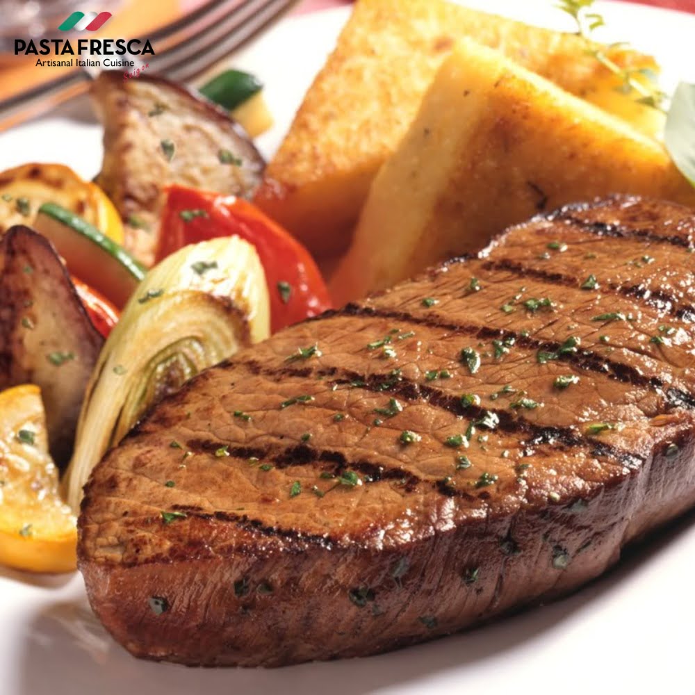 Delicious steak with Italian taste