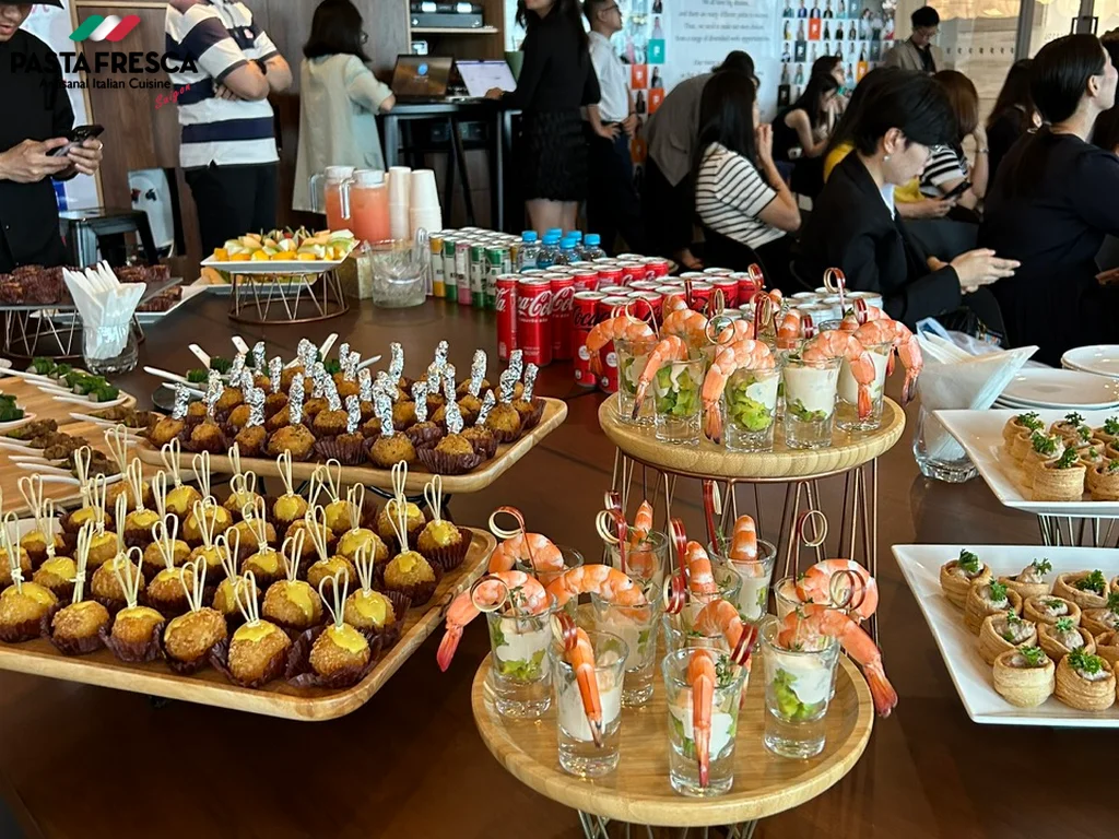 Il catering per il pranzo è molto adatto per eventi