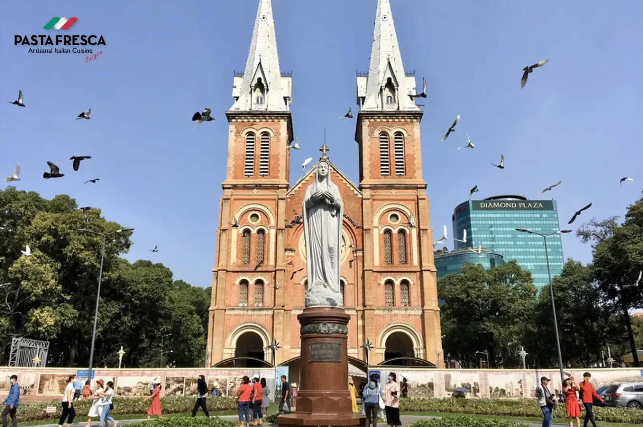 Notre Dame Cathedral is one of the symbols of Ho Chi Minh City 