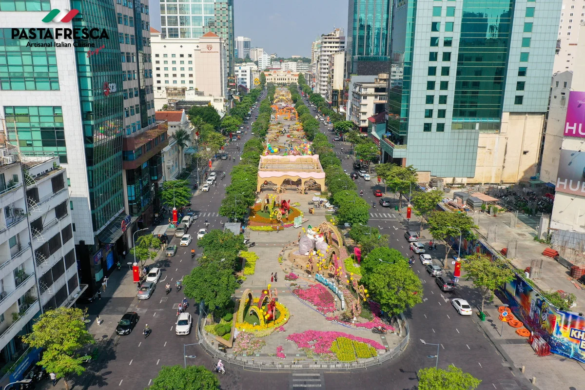 Strada pedonale di Nguyen Hue Strada pedonale di Nguyen Hue
