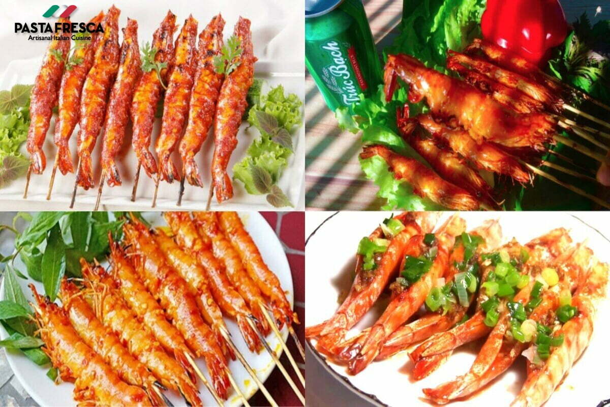 How to make, how to marinate crayfish and tiger prawns grilled with chili salt and chili simply and deliciously with charcoal?