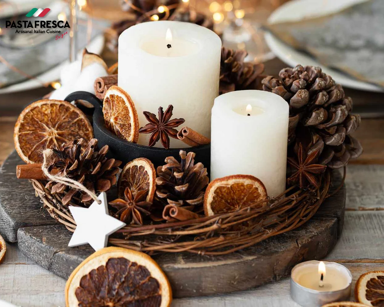 Candele alla cannella Candele alla cannella
