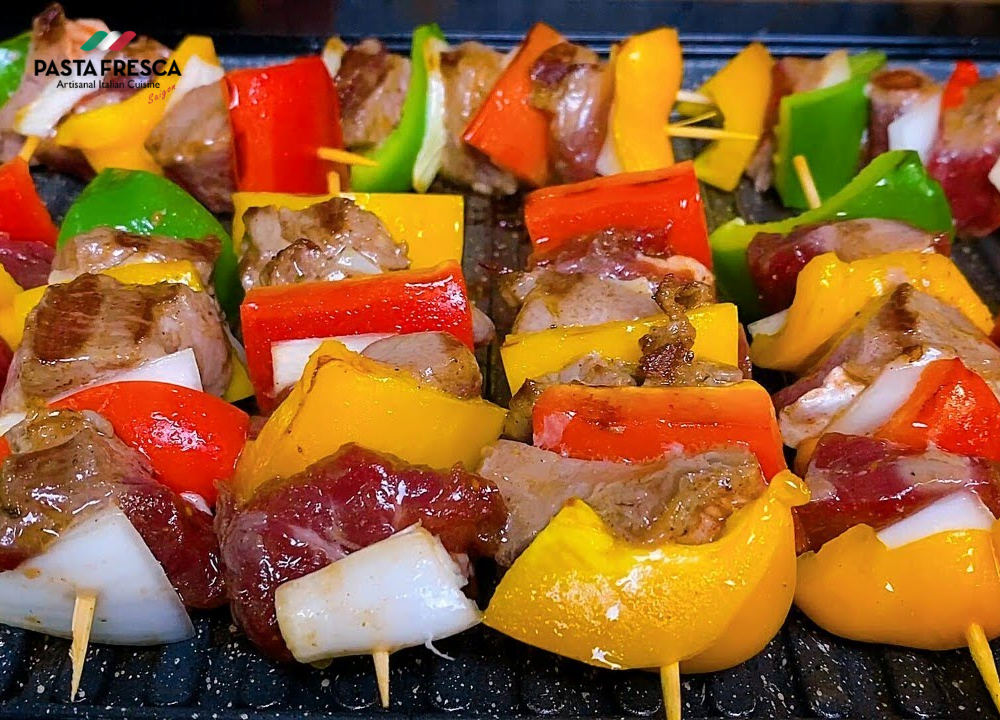 Cách Làm Bò Nướng Xiên Rau Củ Chuẩn Nhà Hàng