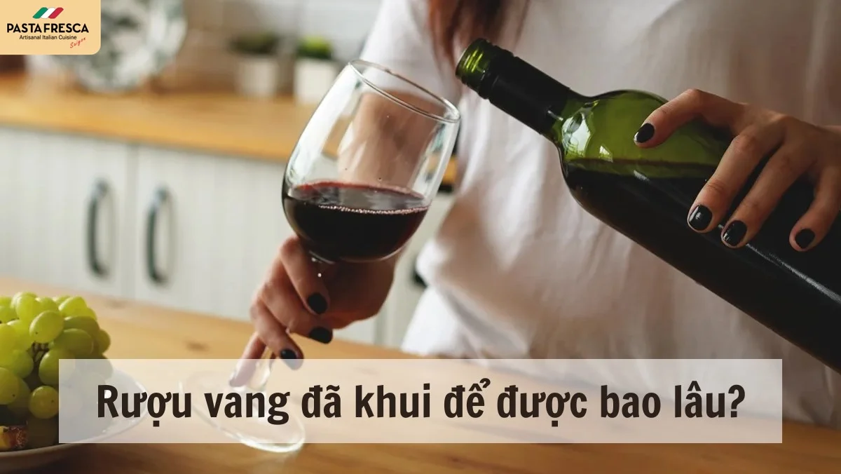Opened red or white wine usually lasts for 1-3 days