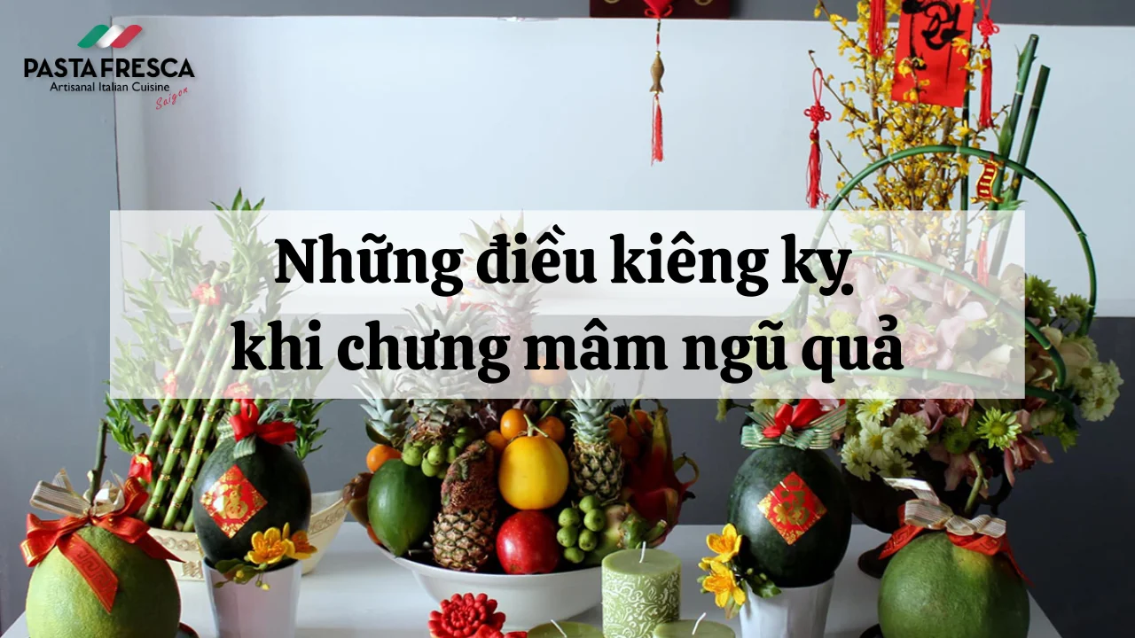 Some things to keep in mind when displaying the five-fruit tray so as not to affect the fortune of the whole year.