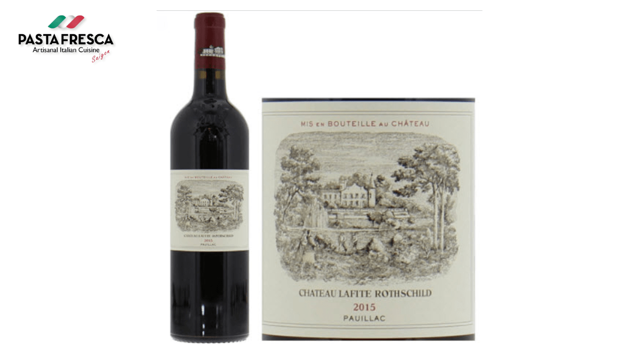 Chateau Lafite Rothschild è una linea di vini francesi di fascia alta, conservata per 20-60 anni