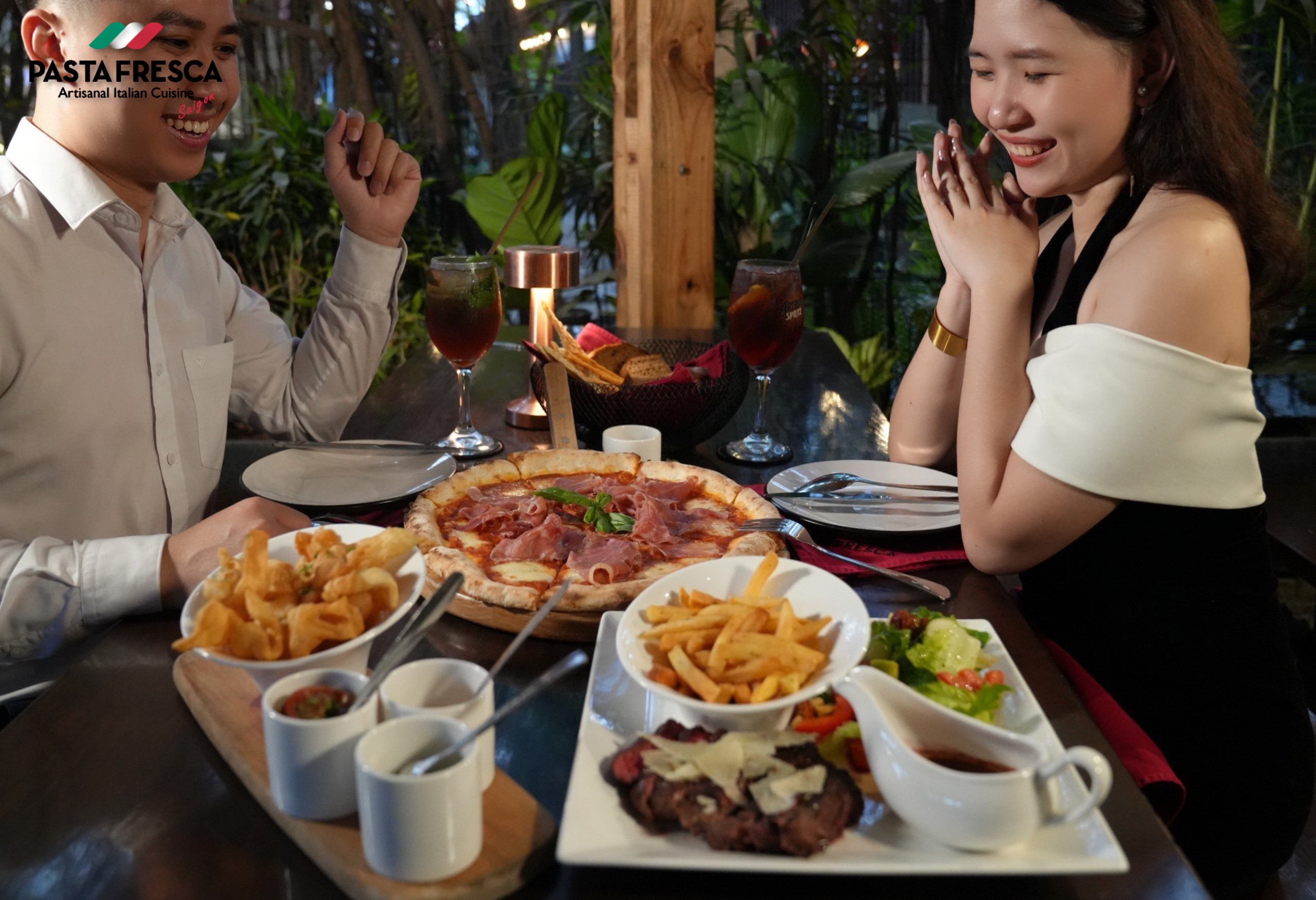 Romantico ristorante di cucina italiana per 2 persone